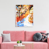 Toile Thomson - Neige et rochers, (Insitu(Salon))