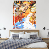 Toile Thomson - Neige et rochers, (Insitu(Chambre))