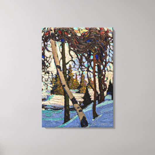 Toile Thomson - Neige précoce (Recto)