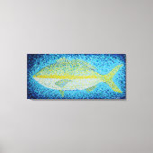 Toile Thon jaune Abstrait (Recto)