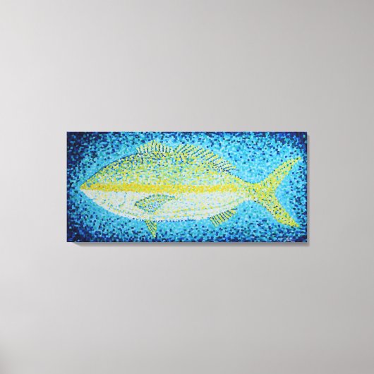 Toile Thon jaune Abstrait (Recto)