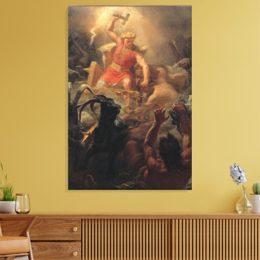 Toile Thor's Fight with the Giants (Insitu(Salon))