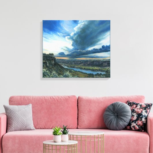 Toile "Thunderstorm" Canvass étiré (Insitu(Salon))