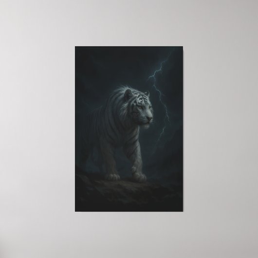 Toile Thunderstrike White Tiger – Stormborn King (Recto)