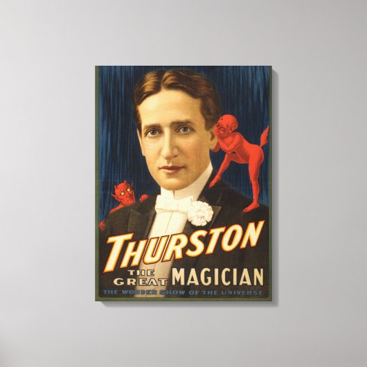 Toile Thurston, Diable lui racontant des secrets Magie (Recto)