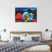 Toile Ti-Jean le guitariste 2008 (Insitu(Chambre))
