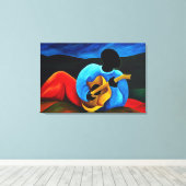 Toile Ti-Jean le guitariste 2008 (Insitu (Plancher de Bois))