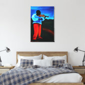 Toile Ti-Jean le violoniste 2008 (Insitu(Chambre))