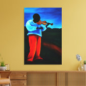 Toile Ti-Jean le violoniste 2008 (Insitu(Salon))