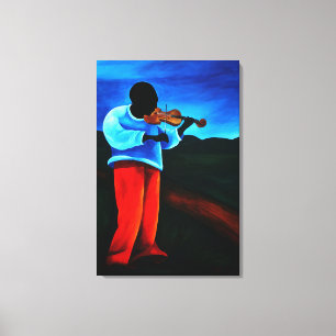 Toile Ti-Jean le violoniste 2008