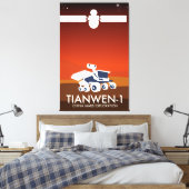 Toile Tianwen-1 L'art spatial chinois (Insitu(Chambre))