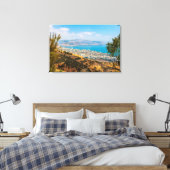 Toile Tiberias Nord d'Israël Vue de la forêt suisse Ca (Insitu(Chambre))