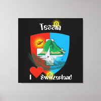 Ticino Suisse Svizzera Svizra Leinwand