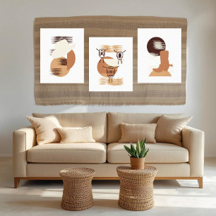 Toile Tie bolo monochrome d'art mural