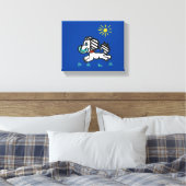 Toile Tiffany et son Frisbee (Insitu(Chambre))