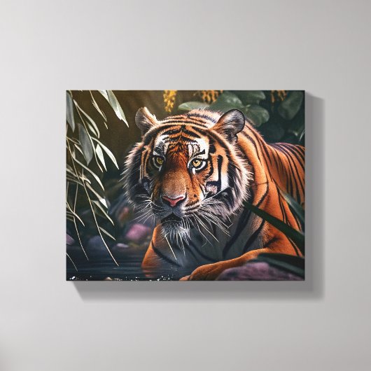 Toile Tiger Canvas - Jungle (Recto)