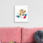 Toile Tiger comme pilote dans l'avion (Insitu(Salon))