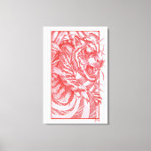 Toile Tiger Dotwork tora (Recto)