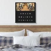Toile tiger eyes performance motivation citation (Insitu(Chambre))