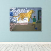 Toile Tiger Inde (Insitu (Plancher de Bois))