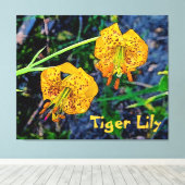Toile Tiger Lily (Insitu (Plancher de Bois))