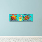 Toile Tiger Lily Peach Étiquette (Insitu (Plancher de Bois))