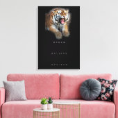 Toile tiger performance motivation inspiration citation (Insitu(Salon))