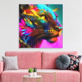 Toile Tiger Portrait (Insitu(Salon))