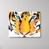 Toile TIGER SUR CANVAS-ORANGE 20 "x 16" (Recto)
