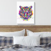 Toile Tiger | Zazzle_Growshop. (Insitu(Chambre))