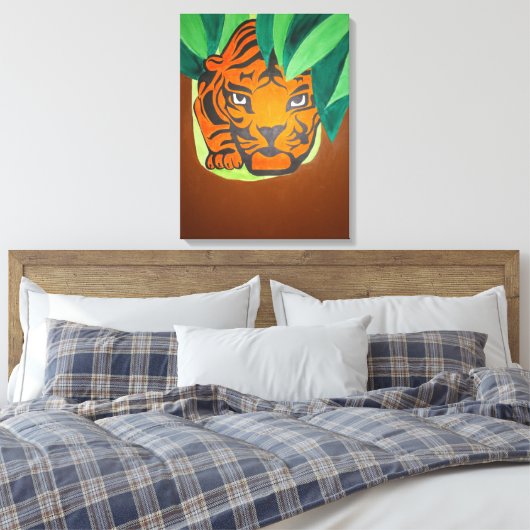 Toile Tiger's Eye Canvas Print (Insitu(Chambre))