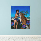 Toile Tigre (Insitu (Plancher de Bois))