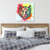 Toile Tigre arc-en-ciel (Insitu(Chambre))