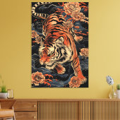 Toile Tigre asiatique (Insitu(Salon))