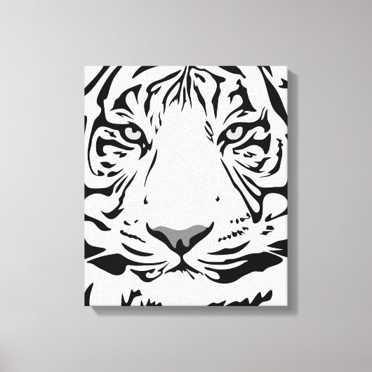 Toile Tigre blanc (Recto)