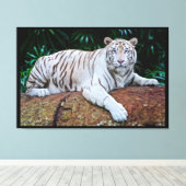 Toile Tigre blanc (Insitu (Plancher de Bois))