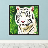 Toile Tigre blanc (Insitu (Plancher de Bois))