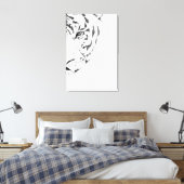 Toile tigre blanc (Insitu(Chambre))