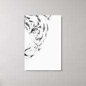 Toile tigre blanc (Recto)