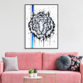 Toile Tigre blanc (Insitu(Salon))