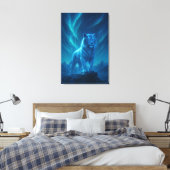 Toile Tigre Blanc Fantastique – Série Aura Mystique (Insitu(Chambre))