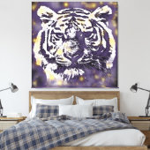 Toile Tigre cosmique (Insitu(Chambre))