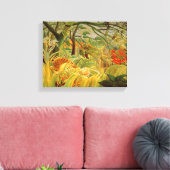 Toile Tigre dans une tempête tropicale 1891 (Insitu(Salon))