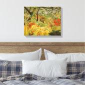 Toile Tigre dans une tempête tropicale 1891 (Insitu(Chambre))