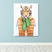 Toile Tigre de gilet (Insitu (Plancher de Bois))