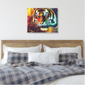 Toile Tigre de la jungle (Insitu(Chambre))