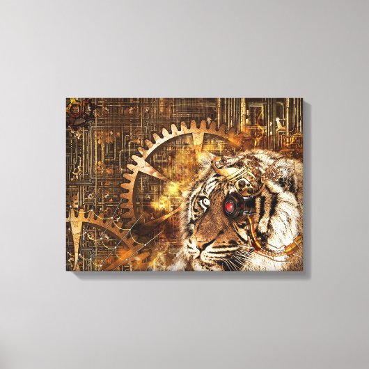 Toile Tigre de Steampunk (Recto)
