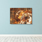 Toile Tigre de Steampunk (Insitu (Plancher de Bois))