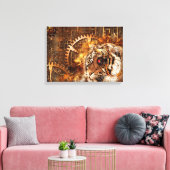 Toile Tigre de Steampunk (Insitu(Salon))