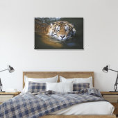 Toile Tigre de Sumatra, Panthera tigris sumatrae (Insitu(Chambre))